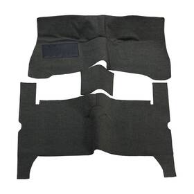 101-super-2-601 Newark Auto Buick Super Carpet Kit 1950-1953 Front And Rear 2dr Black Charcoal Red Maroon
