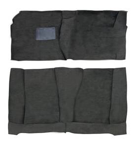 46-fr-801-2cs-regency Newark Auto Oldsmobile Regency Carpet Kit 1997-1998 Front And Rear Black Charcoal Red Maroon