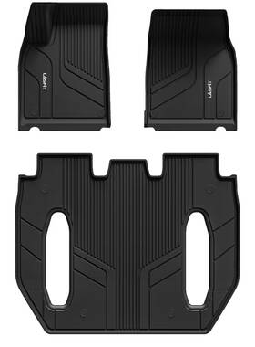 Mat-143 Nilight Rubber Floor Mats For 21-26 Tesla Model X 6 Seater And Plaid 3d Custom Fit