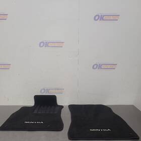 222.da1i24 Nissan 24 2024 Sentra Sr Front Floor Mat Set Black Carpet