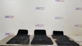 222.da1z89 Nissan 89 300zx Z31 2 Floor Mat Set Pair Front And Rear Black Carpet