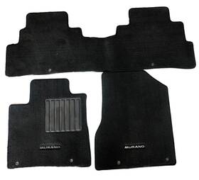999e2-c3002 Nissan Set Of 3 Murano Floor Mats Oem 999e2 C3002 2009/13 Black Carpet Fast S/h
