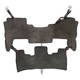 999e2-xu000ch Nissan Pathfinder 2005-2007 2nd 3rd Row Rear Carpet Floor Mats - Charcoal