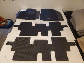 999e2xzh22 Nissan 2013-2020 Pathfinder Front Left And Right Rear Carpet Rubber Floor Mats