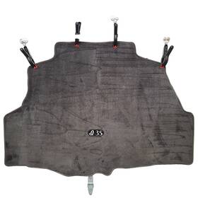 999e3-fn002 Nissan Infiniti 1996-2001 I30 / 2002-2004 I35 Oem Carpet Trunk Liner Mat - Charcoal Gr
