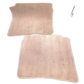 E-02964 Nissan Maxima 2009-2014 Oem Rear Carpet Floor Mats Right Left Beige