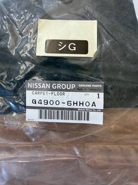 Nissan G49006hhoa G4900-6hhoa Infiniti Q50 Floor Mats. Original O-e Fits 2014 To 2020