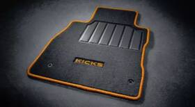 T99e2-5rl4b Nissan Genuine Floor Mats Orange