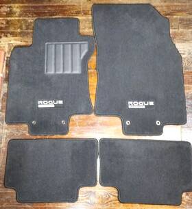 T99e2-6ma0b Nissan 2018-2022 Oem Rogue Sport Black Carpet Floor Mats 4 Pcs T99e2- 6ma0b