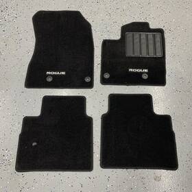 T99e2-6rr0x Nissan 2021-2024 Rogue Black Floor Mats Set Of 4