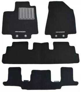 T99e2-6ta1a Nissan Oem 2022-2024 Pathfinder 4pc Black Carpet Floor Mat Set Captain Chairs