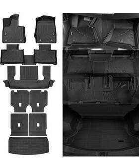 Fmcmbmfx2025a Nqoqn Floor Mats Set For 2020-2025 Lincoln Aviator 6 Seater Only Fit Seats