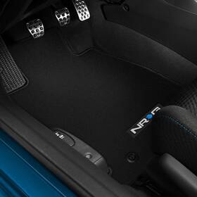 Fmr-320nrg Nrg Innovations For Ford Mustang 04-17 1st And 2nd Row Black Floor Mat Set W Logo