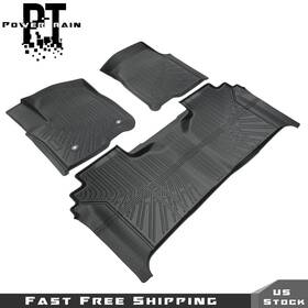Pt4027746tr Nurniacl For Chevy Silverado/gmc Sierra Crew Cab 2019-2022 2023-2026 Floor Mats Liner Tpe
