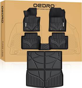 Cx-50 Oedro 197839290648 Floor Mats And Cargo Liner For Mazda 2023-2025 Non-hybrid Tpe All-weather