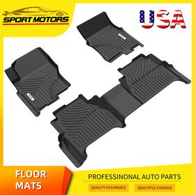 Oedro 197839536500 3 Rows Floor Mats Liners For 2022-2025 Jeep Wagoneer Tpe Rubber All Weather