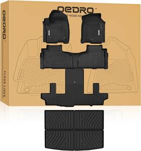 Oedro 197839602250 Floor Mats And Cargo Mat Fit For 2021-2026 Chevrolet Suburban&gmc Yukon Xl 7 Seat
