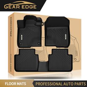 Oedro 199449003243 2 Row Floor Mats Liners For 2023-2025 Honda Hr-v Tpe All-weather 3d Rubber