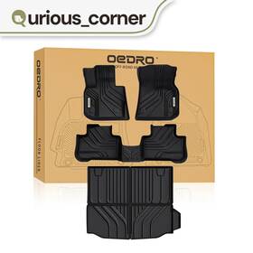 Oedro 199449979258 Upgraded Floor Liners For 2019-2024 Bmw X3 Mat Trunk Liner Tpe All Weather