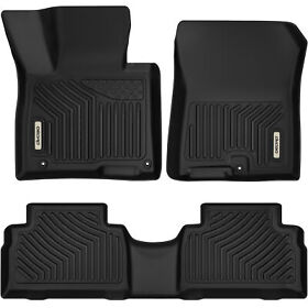 Beysh0000479be Oedro 2 Row Floor Mat Liner Set For 2021-2023 Hyundai Santa Fe 5 Seat Tpe Rubber