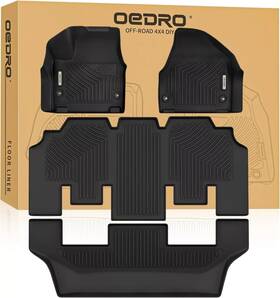 Oedro 840332361062 Floor Mats For Chrysler Pacifica 2017-2025 No Hybrid Models