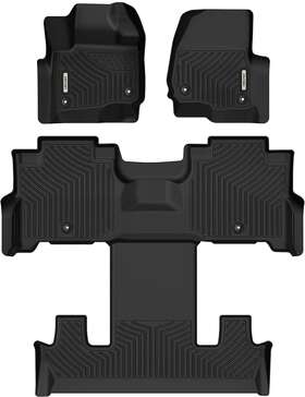 Beysh0002972be Oedro Floor Mats Liner 3 Rows Set For 2018-2023 Expedition 2nd Row Bucket Seats