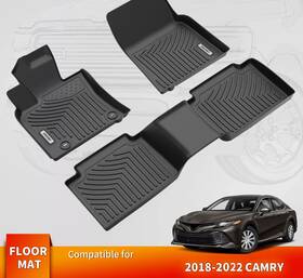 F09eotiw069a Oedro Car Floor Mats Liners For 2018-2024 Toyota Camry Fwd 3d Molded Tpe All Weather