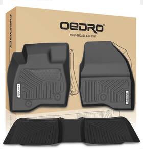 Oetifm-1092-vc01 Oedro Cargo Trunk Liner Floor Mat Fit For 2011-2019 Ford Explorer Black