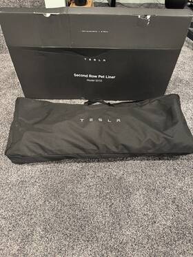 1562262-00-a Oem Tesla Second Row Pet Liner For Models S/3/y 3 Piece Set