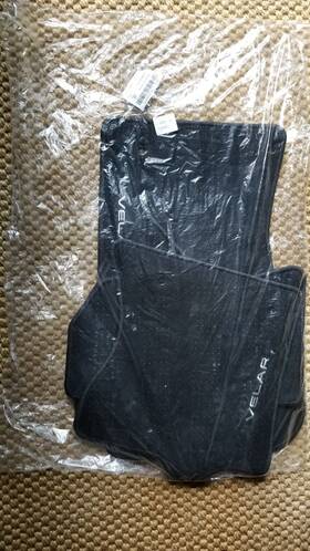 300283-860 Oem Range Rover Velar Floor Mat Set. Black Embroidered Deluxe In Orig Pkg