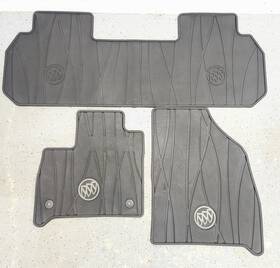 84162074-84205916 Oem 2018-2022 Buick Enclave Front And 2nd Row Premium All Weather Floor Mats Black