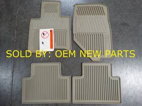 999e1-ex000be Oem Genuine 2009-2012 Infiniti Fx35 All Season Floor Mats Color Beige U-1