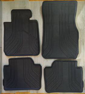 51472219802 Oem Bmw 51472219799/51472219802 Genuine F30 F31 F34 3 Series All-weather Floor Mats Front Rear - Euc