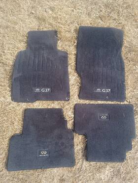 G4900-1ny Oem Infiniti G37 Q60 2 Door 08-16 Rear Left And Right Carpet Floor Mat Mats