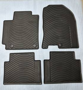 J9f13-ac300 Oem 2018-2023 Hyundai Kona First And Second Row All Weather Floor Mats In Black
