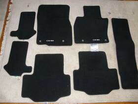 Kmv6-68-g20 Oem New 2024 - 2025 Mazda Cx-90 Black Carpet 7 Pcs. Floor Mats Set #