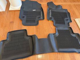 Pt908-78222-02 Oem Lexus Factory All Weather Floor Liner Set 2022-2026 Nx350h Nx Hybrid Black