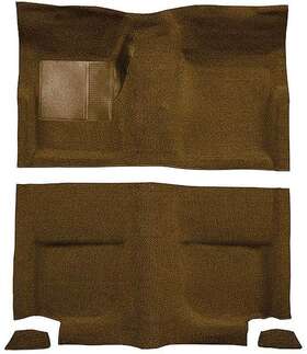 A4049a24 Oer Authorized 1965-68 Mustang Fastback Passenger Area Nylon Loop Floor Carpet Set - Saddle