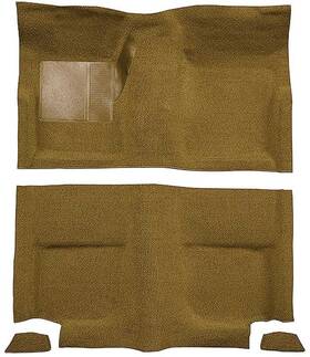 A4049a69 Oer Authorized 1965-68 Mustang Fastback Passenger Area Nylon Loop Floor Carpet Set - Medium