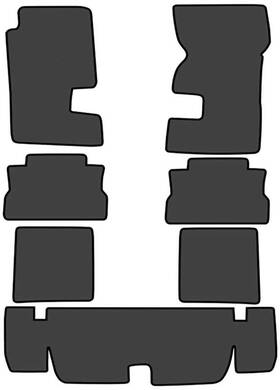 M18427 Oer Authorized 1967-69 Camaro Firebird Floor Pan Sound Deadener Set Eva 7-piece