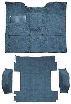 T1311284 Oer Authorized 1969-72 Blazer/jimmy Cst Models Carpet Cargo Area 3-piece Set Molded Wheel