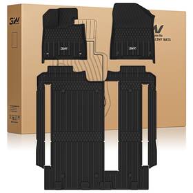7059445 Omac 3w Floor Mats Toyota Sienna 2021-26 8 Seat Le/xle Only For Passengers