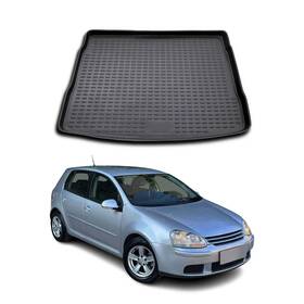 7503250 Omac Cargo Mats Liner For Vw Rabbit/ Gti 2006-2014 2/4 Door Hb Tpe Black 1 Pcs