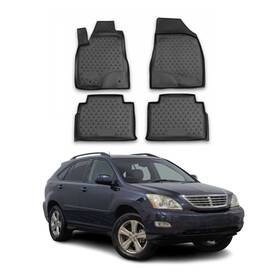 9907444 Omac Floor Mats Liner For Lexus Rx350 Rx330 Rx400h 2003-2009 Tpe All-weather 4x