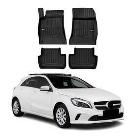 U026891 Omac Premium Floor Mats For Mercedes A Class W176 A45 A180 2013-2018 4x