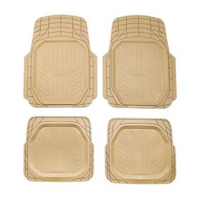 U028944 Omac For Ford F-250 53-95 Basic Semi-custom 1st And 2nd Row Beige Floor Mat Set