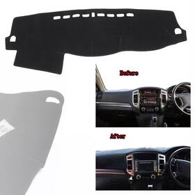 Onlyonee 550756450074 1pc Inner Dashboard Dash Mat Sun Cover For Mitsubishi Pajero 2007-2017 Polyester