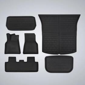 Otrifowd 975500464826 Tesla Model 3 5-seater Floor Mats Waterproof Anti-slip Heavy Duty 6pcs