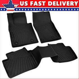 4630444 Oumurs 3d Molded Black Floor Mats Waterproof Tpe Liners For 2020-2025 Mazda Cx-30