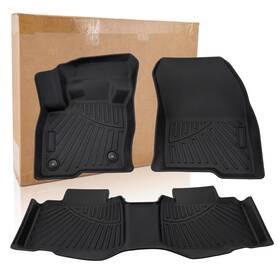 Beysh0002605be Oumurs For 15-24 Ford Edge 5 Seats 3d Floor Mats All Weather Carpet Liner Tpe 3pcs